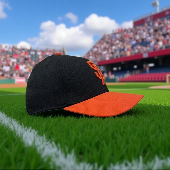 New Era MLB JR Alternate Team Classic 39THIRTY Stretch Fit Cap San Fran … - Picture 3 of 5